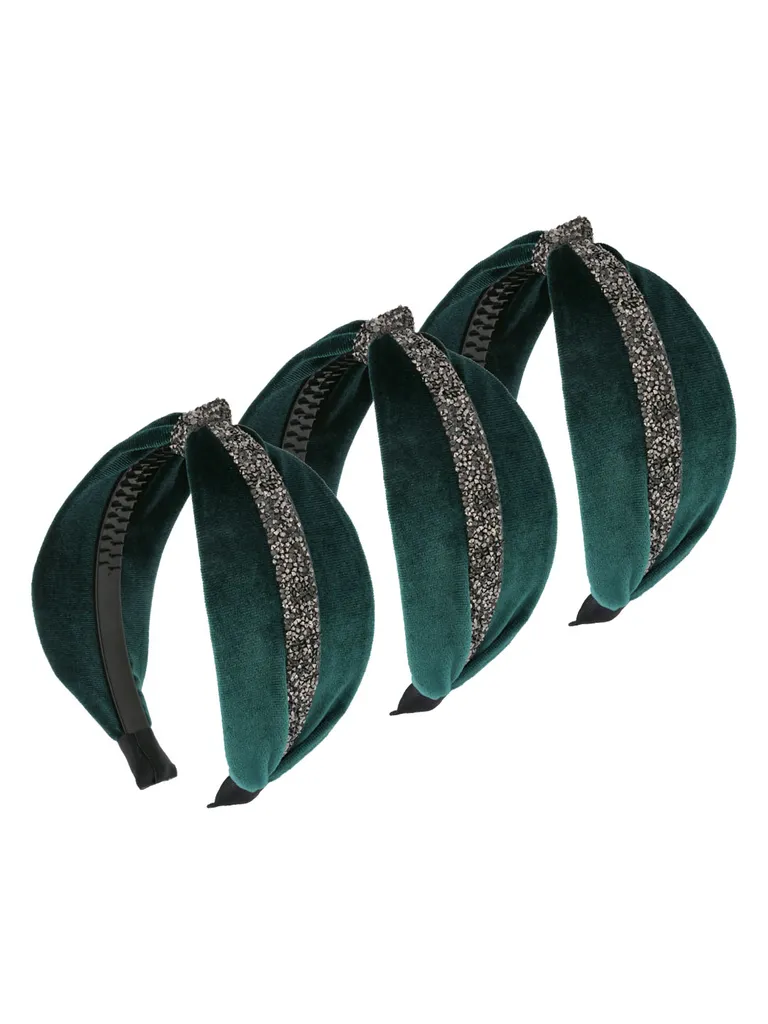 Fancy Hair Band in Rama Green color - CNB24024