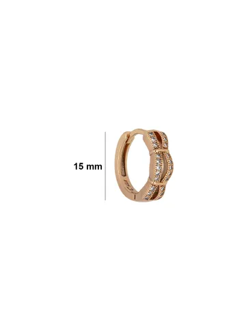 AD / CZ Bali / Hoops in Gold finish - CNB24596