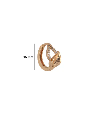 AD / CZ Bali / Hoops in Gold finish - CNB24603
