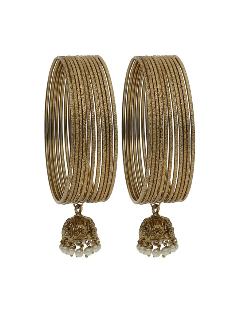 Traditional Bangles in Gold finish - PJM6084