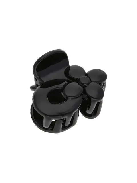 Plain Butterfly Clip in Glossy Black finish - TAL204-14