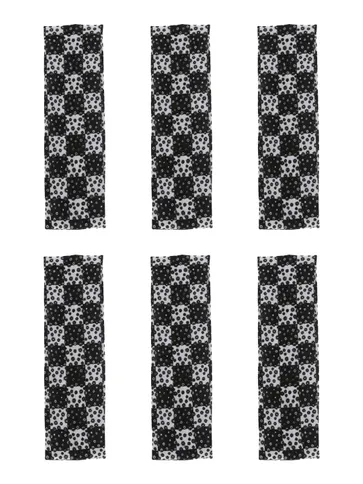 Printed Hair Belt in Black & White color - CNB27311