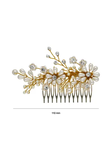 Fancy Comb in Gold finish - ARE1044