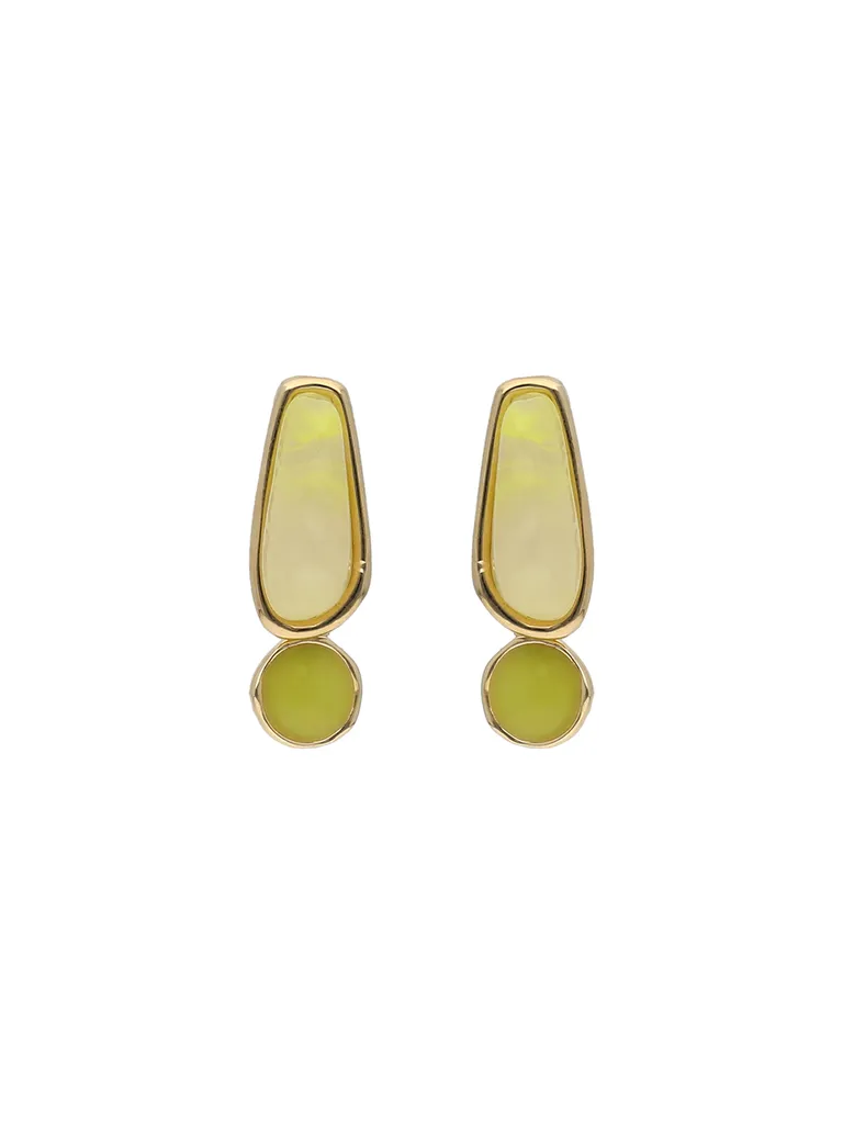 Western Dangler Earrings in Gold finish - CNB26817