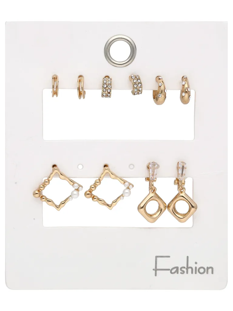Western Bali / Hoops in Gold finish - CNB27634