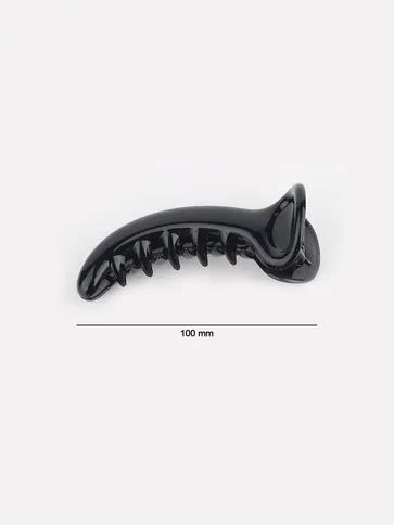 Plain Butterfly Clip in Black & Shell color - AS5235A