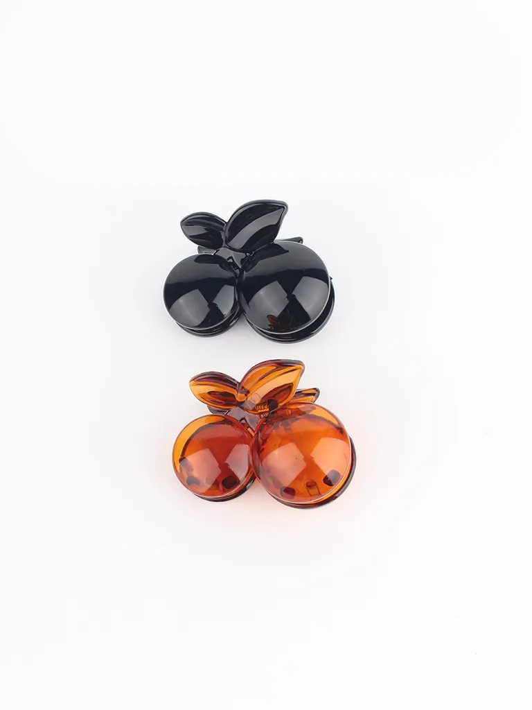 Plain Butterfly Clip in Black & Shell color - AS8148A