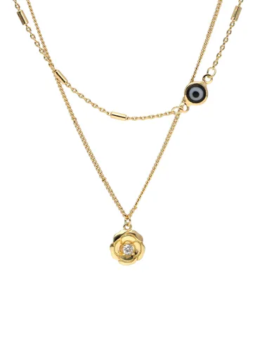 Evil Eye Necklace in Gold finish - CNB27849