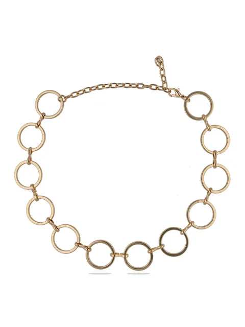 Western Necklace in Gold finish - CNB28026