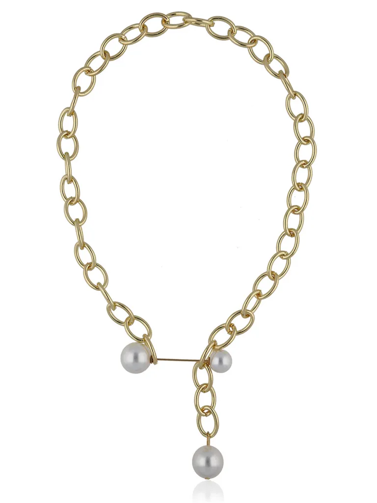 Western Necklace in Gold finish - CNB28064