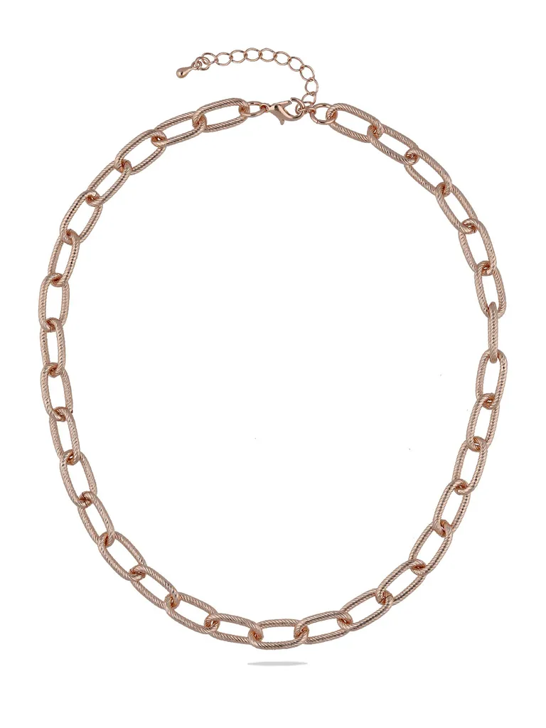 Western Necklace in Rose Gold finish - CNB28096