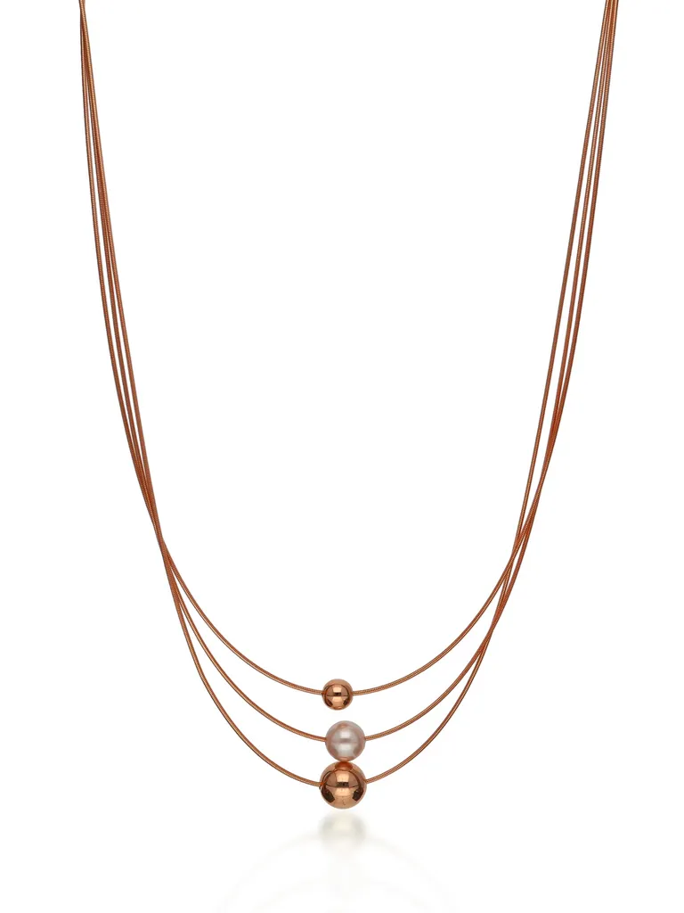 Western Necklace in Rose Gold finish - CNB27699