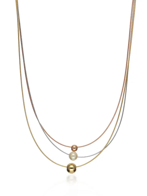 Western Necklace in Three Tone finish - CNB27700