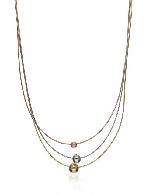Western Necklace in Three Tone finish - CNB27703