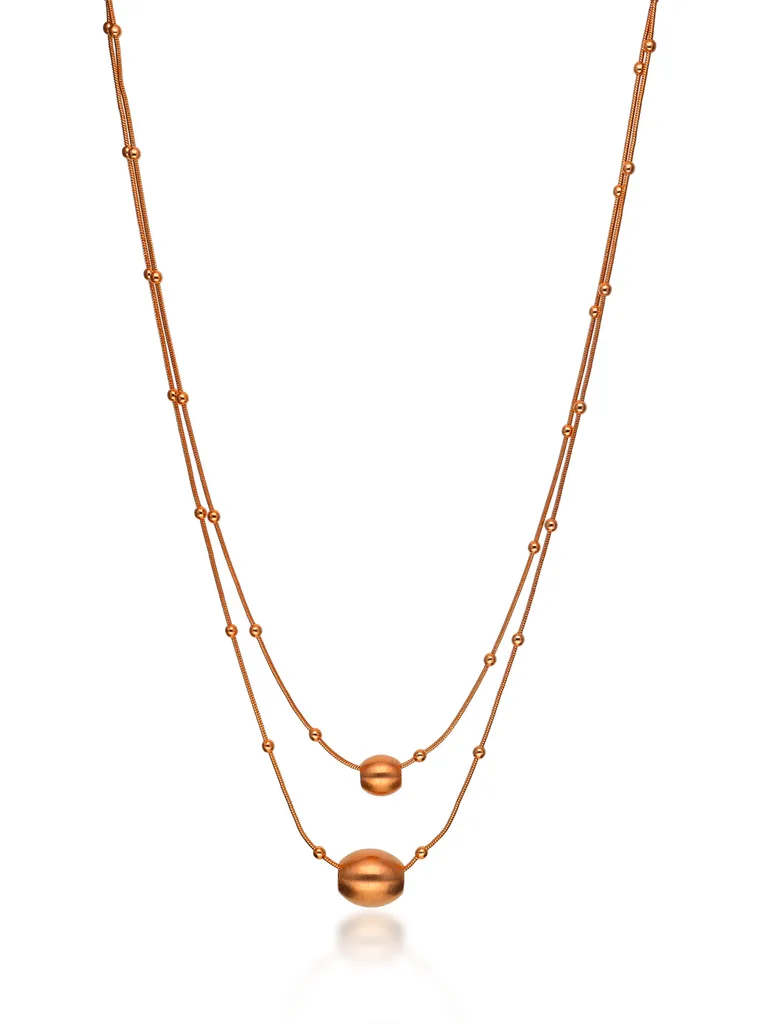 Western Necklace in Rose Gold finish - CNB27706