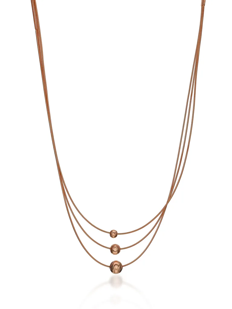 Western Necklace in Rose Gold finish - CNB27709