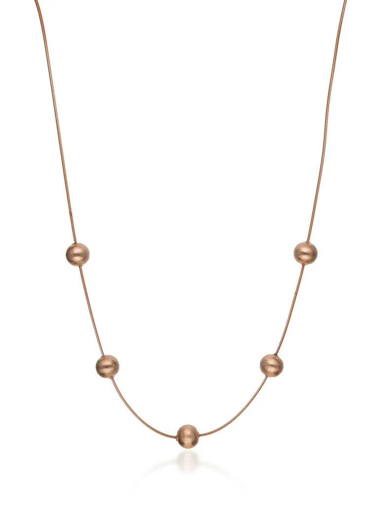 Western Necklace in Rose Gold finish - CNB27715