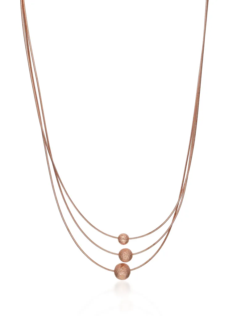 Western Necklace in Rose Gold finish - CNB27720