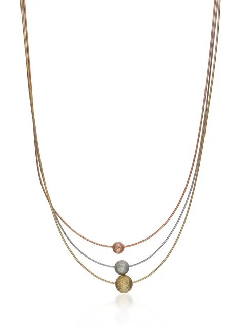 Western Necklace in Three Tone finish - CNB27721