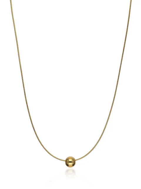Western Necklace in Gold finish - CNB27722