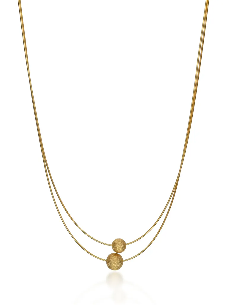 Western Necklace in Gold finish - CNB27725