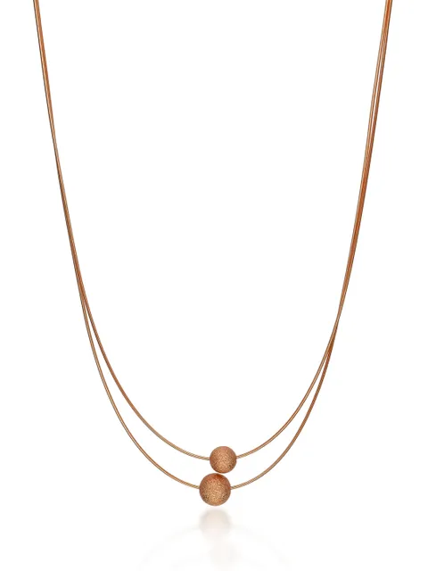 Western Necklace in Rose Gold finish - CNB27727