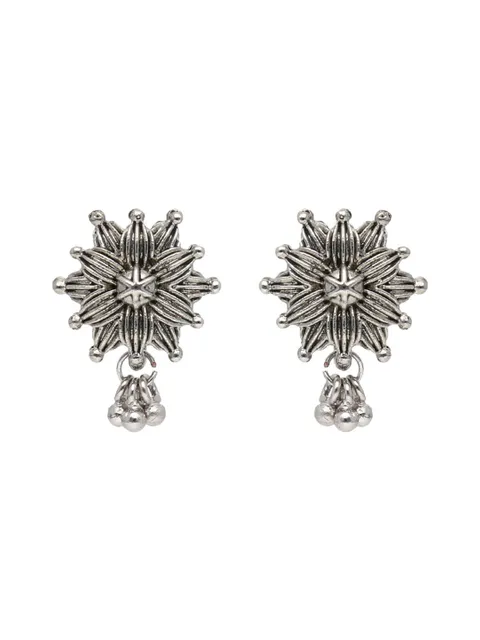 Tops / Studs in Oxidised Silver finish - S34085