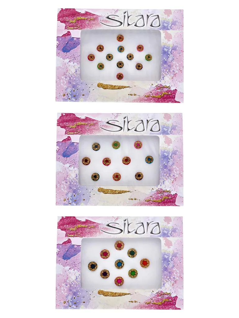 Traditional Bindis in Assorted color - DAR00132