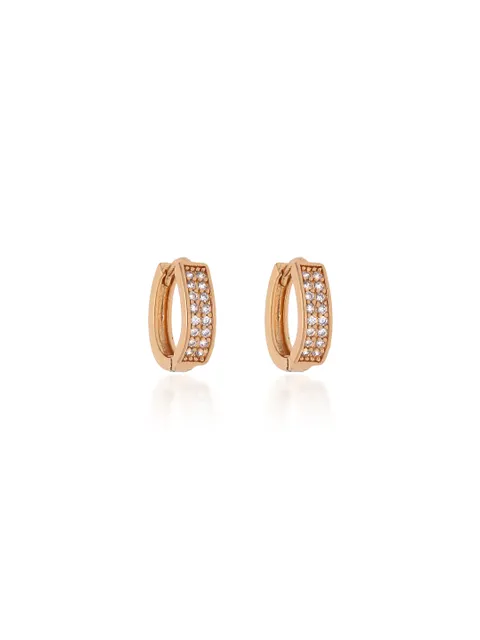 AD / CZ Bali type Earrings in Gold finish - CNB19232