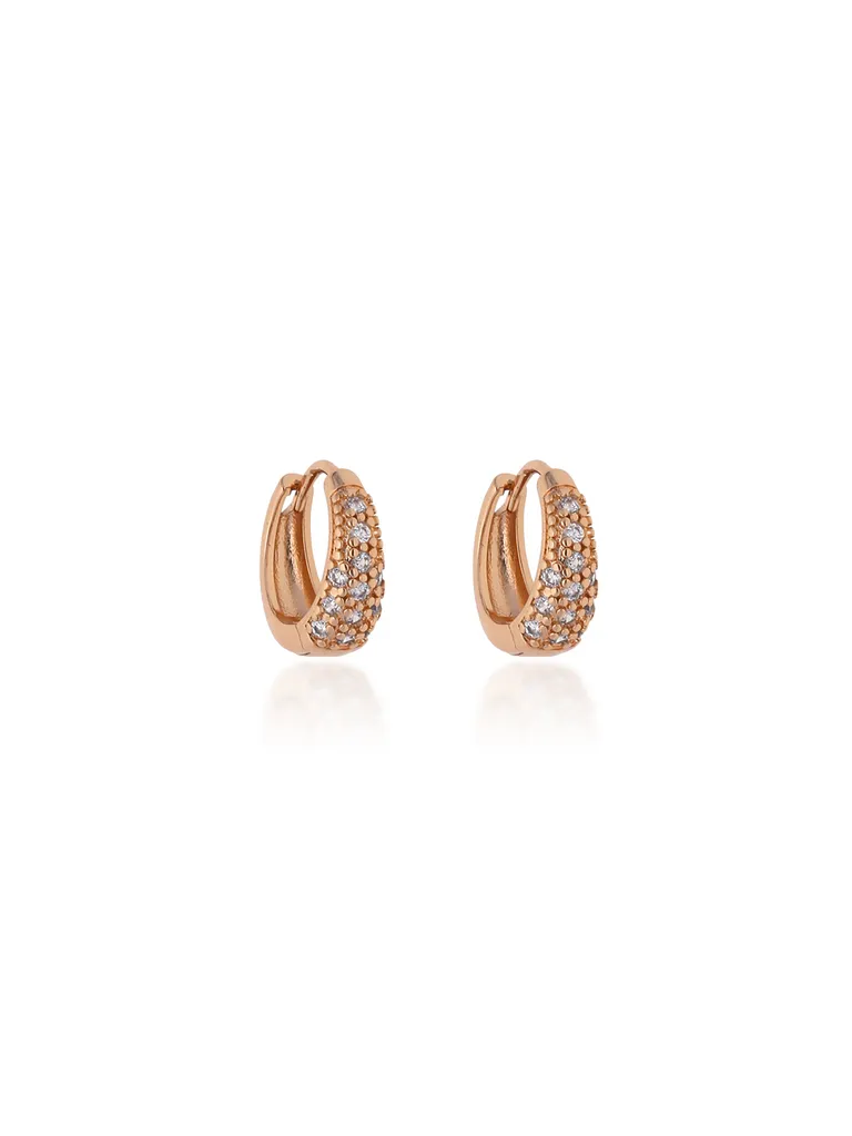 AD / CZ Bali type Earrings in Gold finish - CNB19236