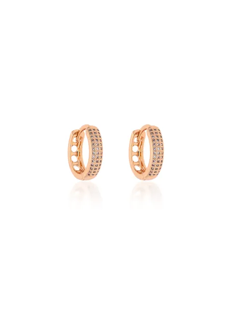 AD / CZ Bali type Earrings in Gold finish - CNB19253