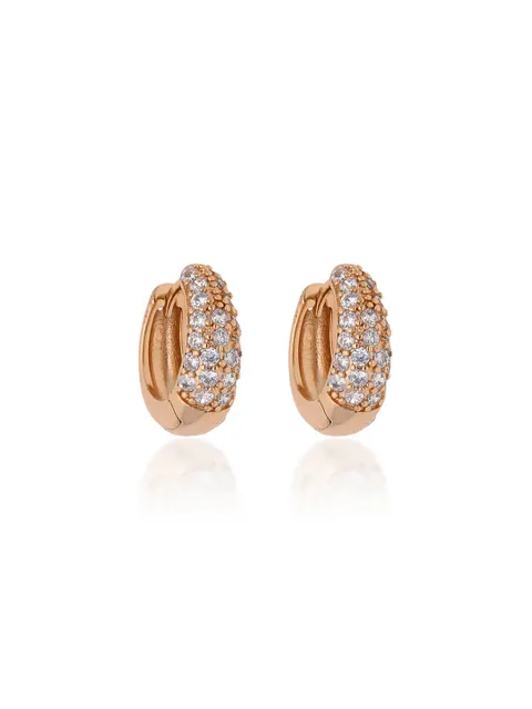 AD / CZ Bali type Earrings in Gold finish - CNB19269