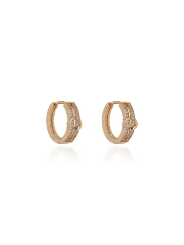 AD / CZ Bali / Hoops in Gold finish - CNB24597