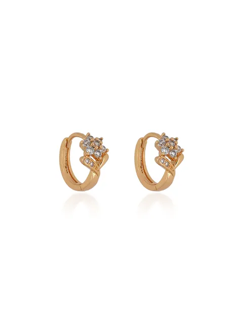 AD / CZ Bali / Hoops in Gold finish - CNB24609