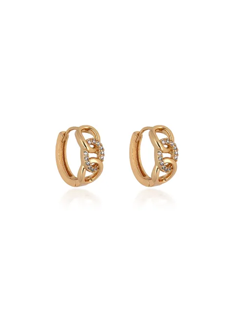 AD / CZ Bali / Hoops in Gold finish - CNB24611