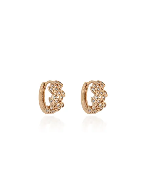 AD / CZ Bali / Hoops in Gold finish - CNB24646