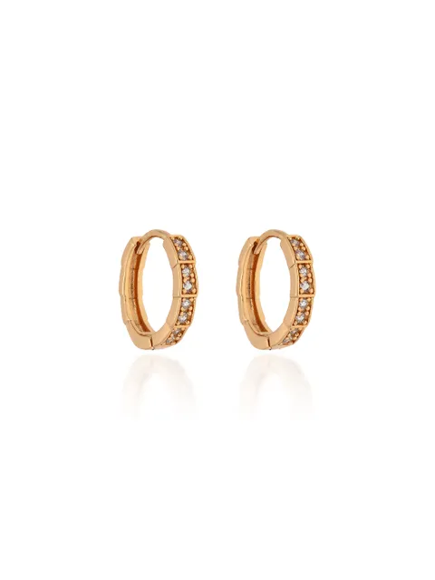 AD / CZ Bali / Hoops in Gold finish - CNB24652