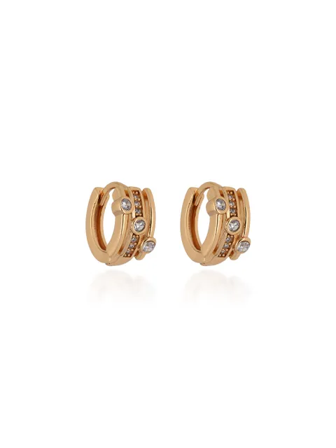 AD / CZ Bali / Hoops in Gold finish - CNB24653