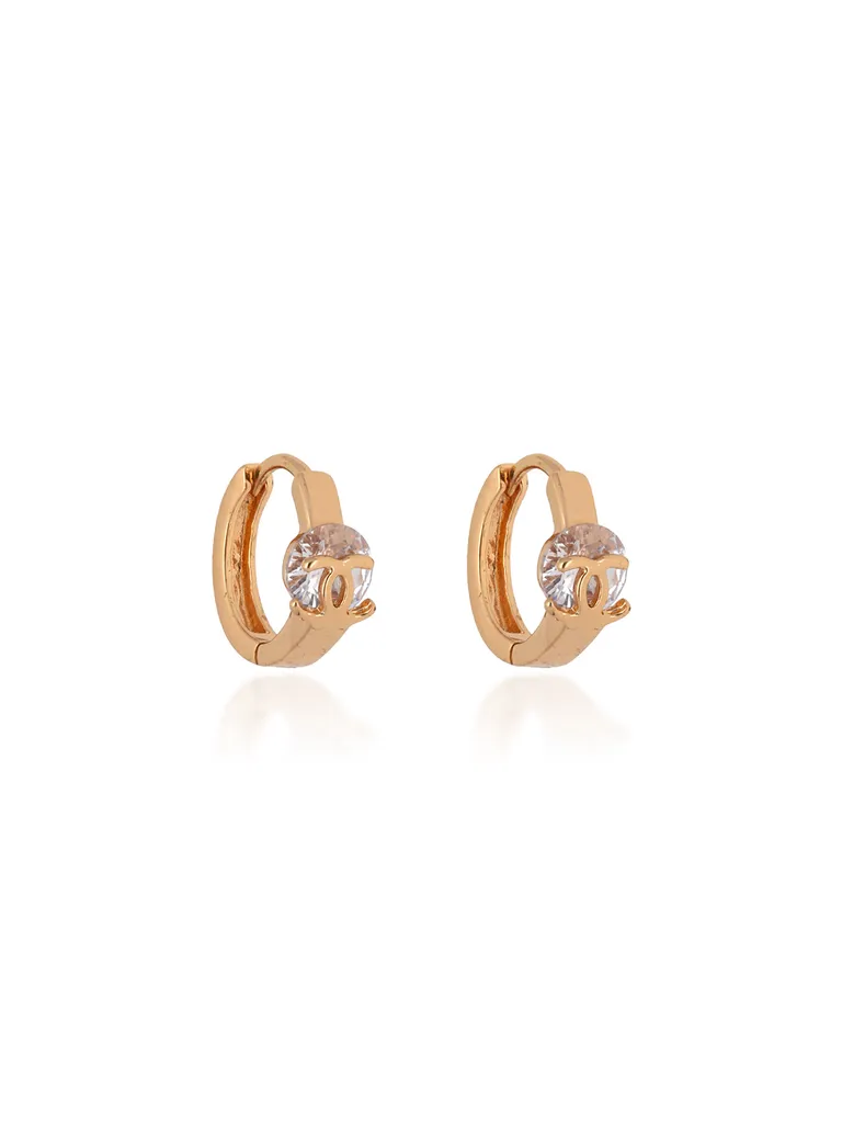 AD / CZ Bali / Hoops in Gold finish - CNB24660