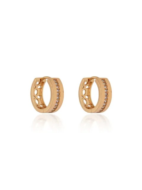 AD / CZ Bali / Hoops in Gold finish - CNB24668