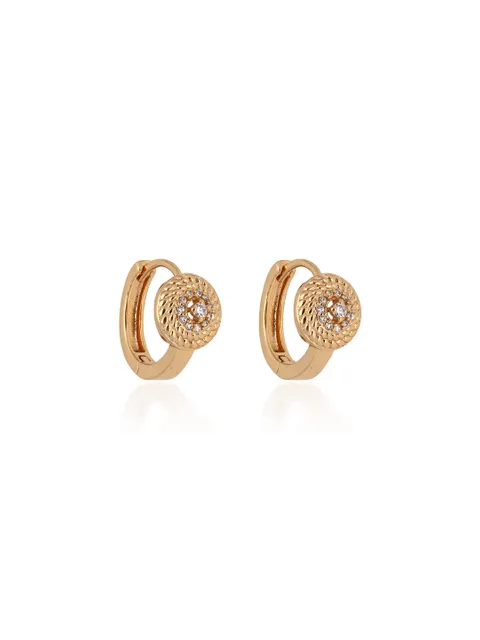 AD / CZ Bali / Hoops in Gold finish - CNB24673