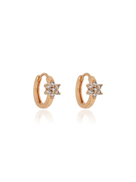 AD / CZ Bali / Hoops in Gold finish - CNB24675