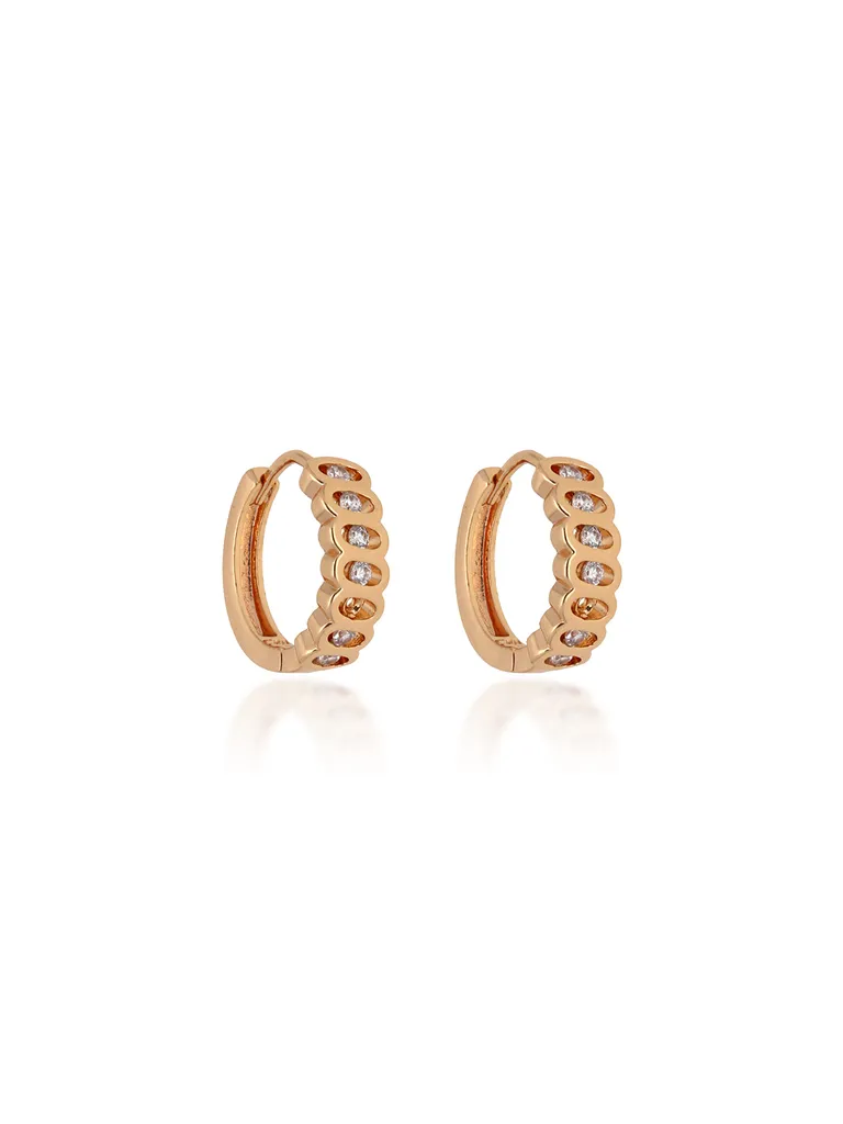 AD / CZ Bali / Hoops in Gold finish - CNB24677