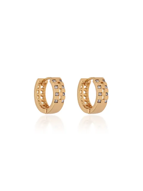 AD / CZ Bali / Hoops in Gold finish - CNB24678