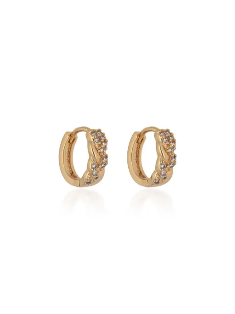 AD / CZ Bali / Hoops in Gold finish - CNB24680
