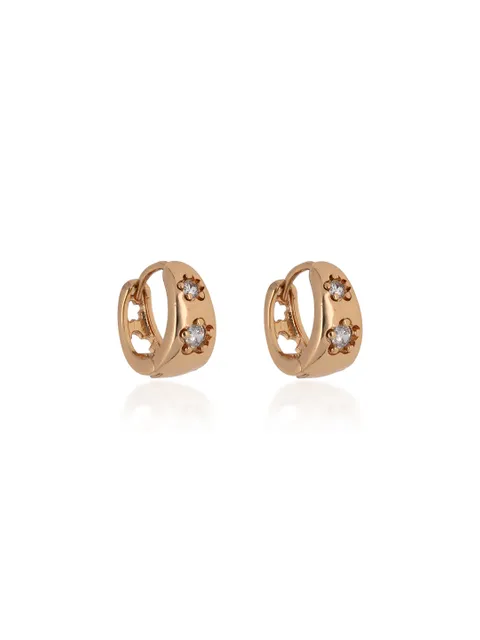AD / CZ Bali / Hoops in Gold finish - CNB24681