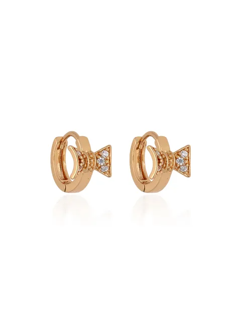 AD / CZ Bali / Hoops in Gold finish - CNB24685