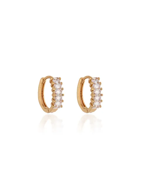 AD / CZ Bali / Hoops in Gold finish - CNB24686