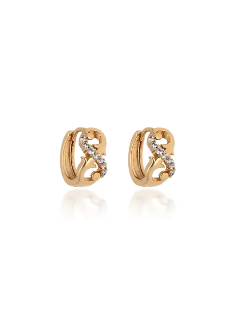 AD / CZ Bali / Hoops in Gold finish - CNB24690