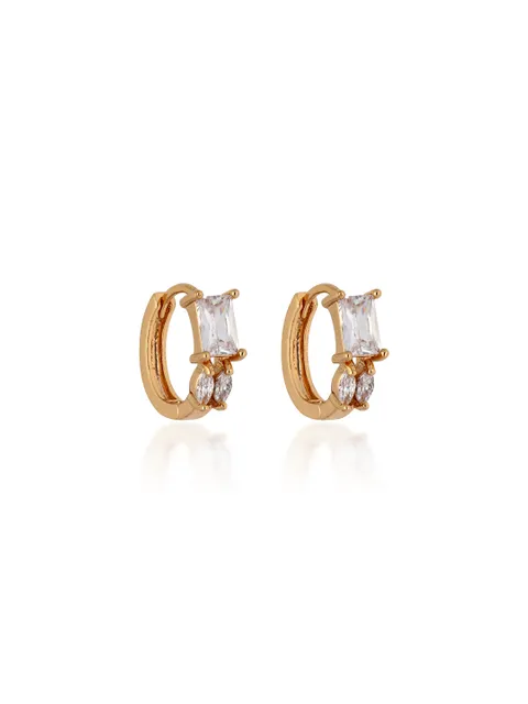 AD / CZ Bali / Hoops in Gold finish - CNB24699